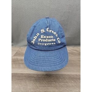 Vintage Exxon Products Hat Cap Trucker Snapback Hat Advertising Georgetown